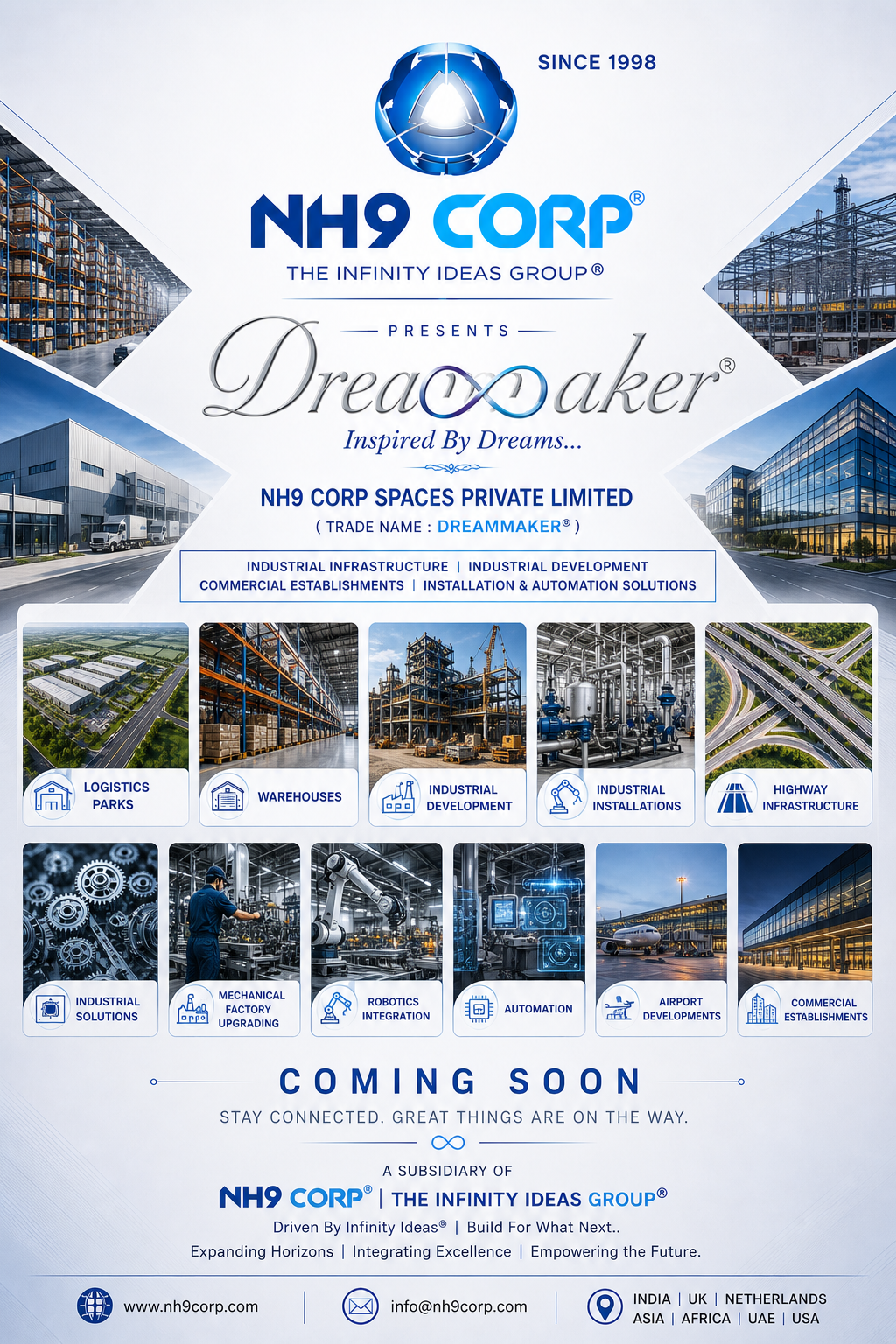 Dreammaker® — NH9 CORP Spaces Private Limited — Coming Soon